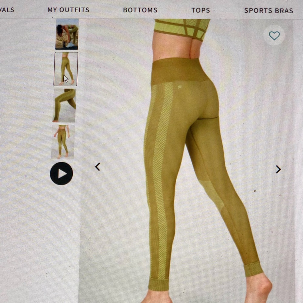 💚High waisted seamless fabletics leggings 💚